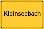 Place name sign Kleinseebach