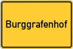 Place name sign Burggrafenhof