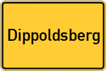 Place name sign Dippoldsberg