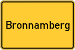 Place name sign Bronnamberg