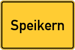 Place name sign Speikern