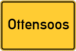 Place name sign Ottensoos