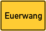 Place name sign Euerwang