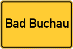 Place name sign Bad Buchau