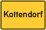 Place name sign Kottendorf