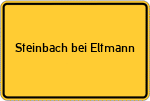 Place name sign Steinbach bei Eltmann