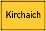 Place name sign Kirchaich
