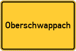 Place name sign Oberschwappach