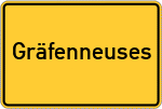 Place name sign Gräfenneuses