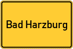 Place name sign Bad Harzburg