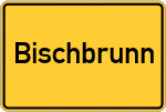 Place name sign Bischbrunn