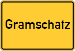 Place name sign Gramschatz