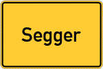 Place name sign Segger, Allgäu