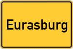Place name sign Eurasburg