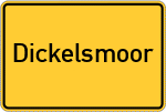 Place name sign Dickelsmoor