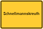 Place name sign Schnellmannskreuth