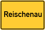 Place name sign Reischenau