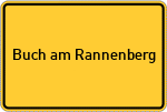 Place name sign Buch am Rannenberg