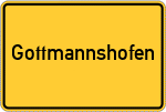 Place name sign Gottmannshofen