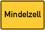 Place name sign Mindelzell