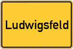 Place name sign Ludwigsfeld