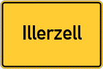 Place name sign Illerzell