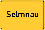 Place name sign Selmnau, Bodensee