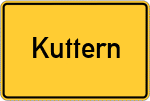 Place name sign Kuttern