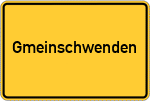 Place name sign Gmeinschwenden