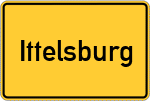 Place name sign Ittelsburg