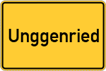 Place name sign Unggenried