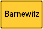 Place name sign Barnewitz