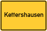 Place name sign Kettershausen