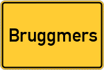 Place name sign Bruggmers
