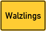 Place name sign Walzlings