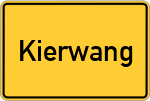 Place name sign Kierwang
