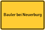 Place name sign Bauler bei Neuerburg