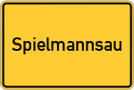 Place name sign Spielmannsau