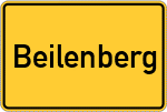 Place name sign Beilenberg, Allgäu