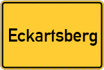 Place name sign Eckartsberg