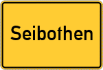 Place name sign Seibothen
