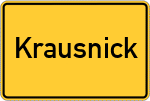 Place name sign Krausnick
