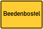 Place name sign Beedenbostel