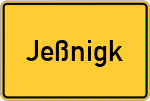 Place name sign Jeßnigk