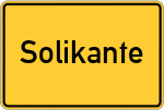 Place name sign Solikante