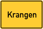 Place name sign Krangen