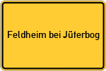 Place name sign Feldheim bei Jüterbog