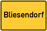 Place name sign Bliesendorf