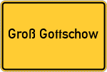 Place name sign Groß Gottschow