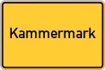 Place name sign Kammermark
